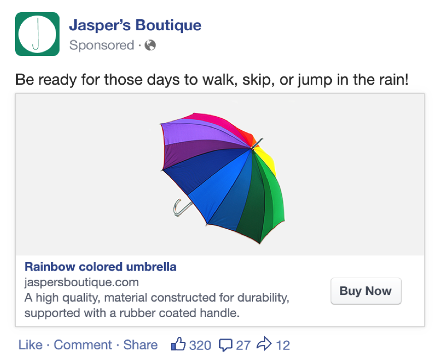 Facebook Product Ads